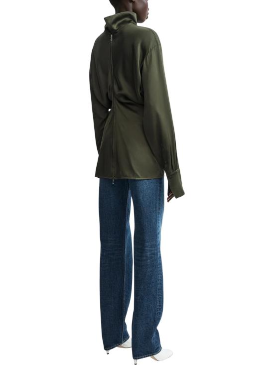 26FW 토템 셔츠 254WRT0618FB0020 136 GREEN - TOTEME