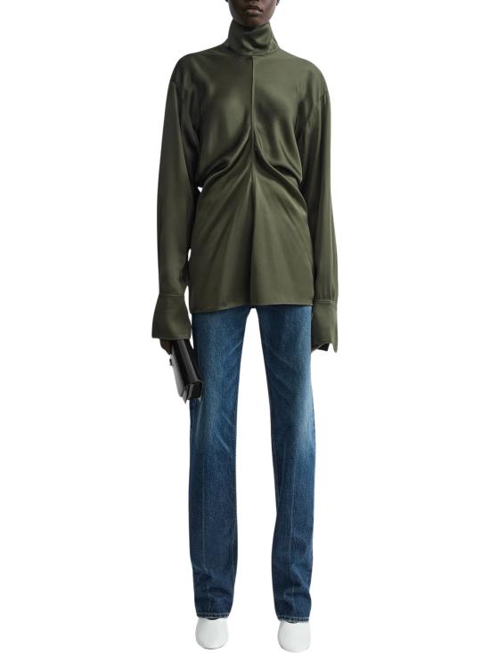 26FW 토템 셔츠 254WRT0618FB0020 136 GREEN - TOTEME