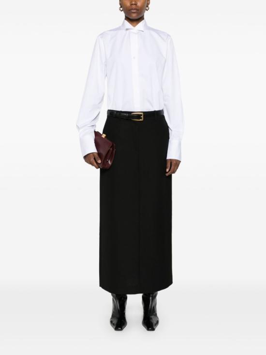 26FW 토템 미디 스커트 251WRB4288FB0026 001 BLACK - TOTEME