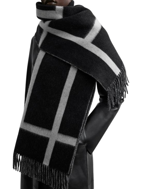 26FW 토템 머플러/스카프 264WSC0182FB0810 001 BLACK - TOTEME