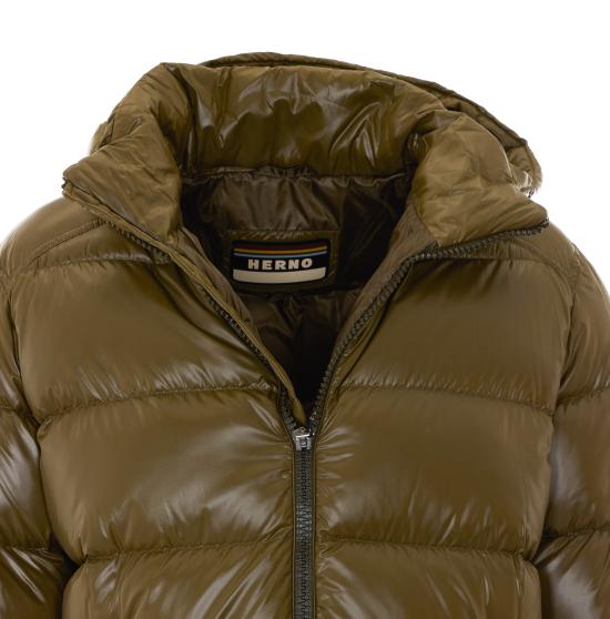26FW 에르노 마야 후드 쇼트 다운 재킷 PI001416U 129737740 GREEN - HERNO