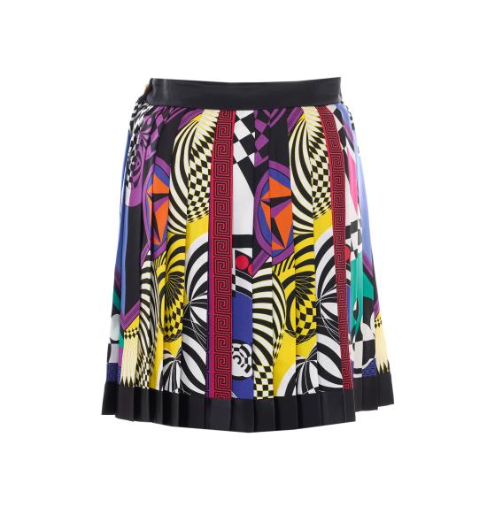 26FW 베르사체 미디 스커트 1000829 1A192885X000 MULTICOLOR - VERSACE