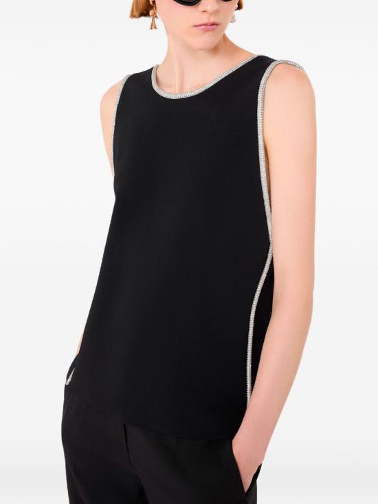 26FW 스포트막스 민소매 티셔츠 2622166022600 998004 NERO - SPORTMAX