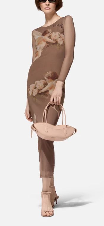 26FW 피오루찌 미디 원피스 W26PFDRL010 PL01GY01 BROWN - FIORUCCI