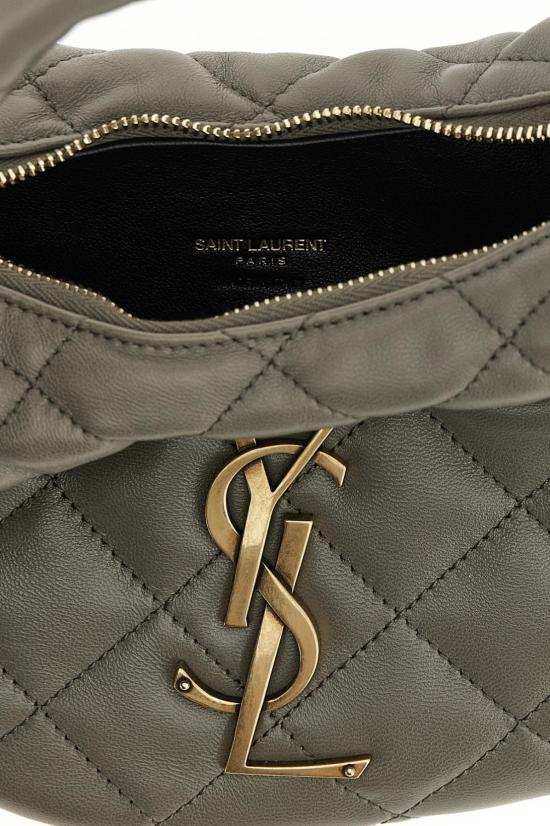 26SS 생로랑 이카리노 퀼티드 나파 토트백 851689AAANG 3775 DK STRONG MOSS - SAINT LAURENT