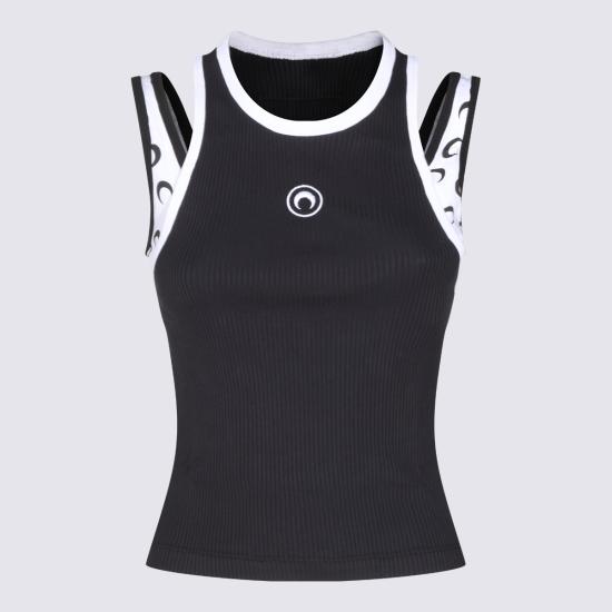 26FW 마린세르 반팔 티셔츠 WTT040ACJER0125 BK99 BLACK