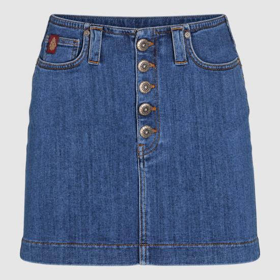 26FW 돈답 미디 스커트 G660B DS0397DXL2800 BLUE