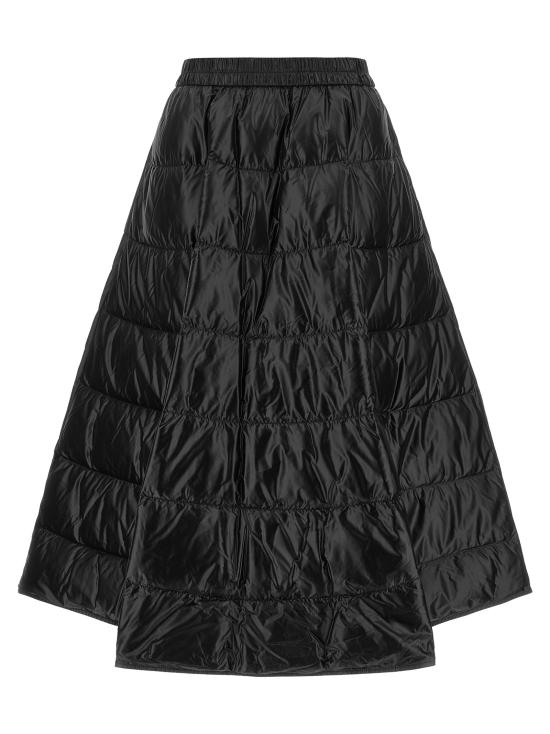 26FW 몽클레어 미디 스커트 L20932D00051597YG999 Black