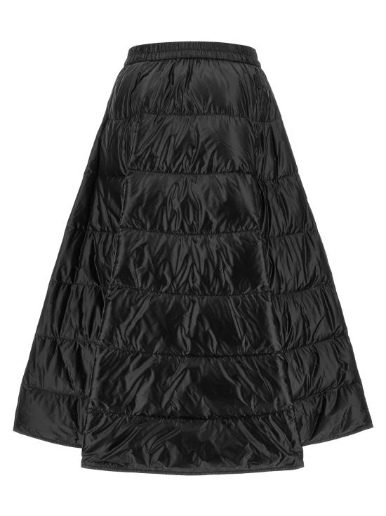 26FW 몽클레어 미디 스커트 L20932D00051597YG999 Black - MONCLER