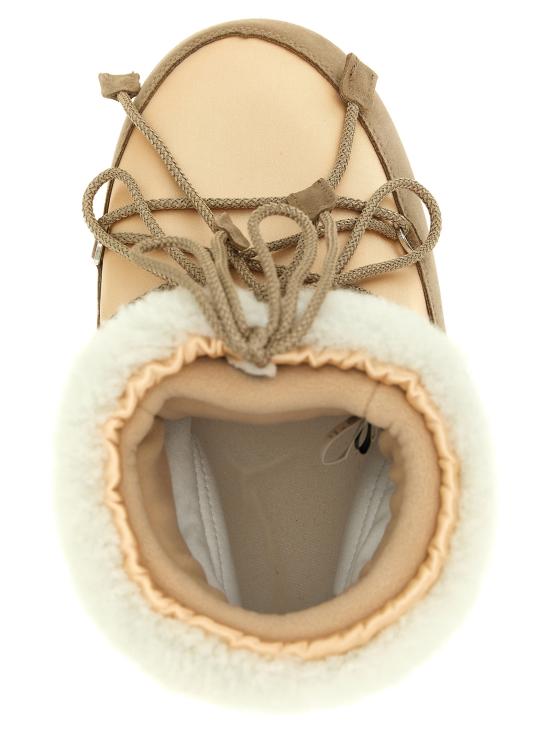 26FW 문부츠 아이콘 나일론 로우 부츠 80D1409910JL01 Beige - MOON BOOT