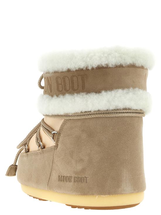 26FW 문부츠 아이콘 나일론 로우 부츠 80D1409910JL01 Beige - MOON BOOT