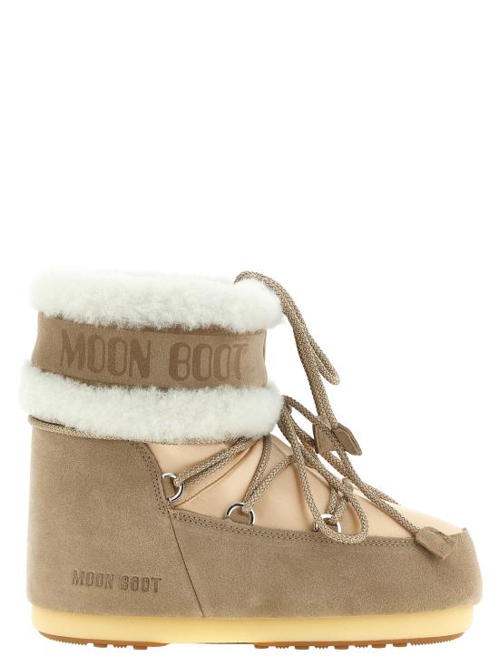 26FW 문부츠 아이콘 나일론 로우 부츠 80D1409910JL01 Beige