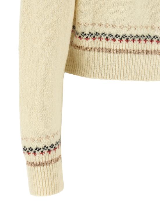 26FW 이자벨마랑에뚜왈 가디건 CA0198FAD3L16E23EC White - ISABEL MARANT ETOILE