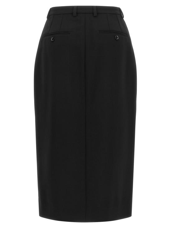 26FW 돌체앤가바나 미디 스커트 F4DKTTFU2L8N0000 Black - DOLCE & GABBANA