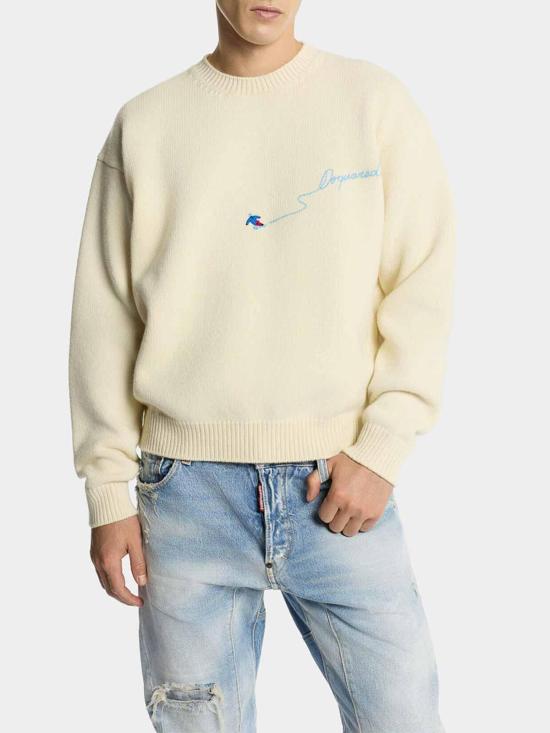 26FW 디스퀘어드2 스웨터 S71HA1438D13248 101 PANNA - DSQUARED2