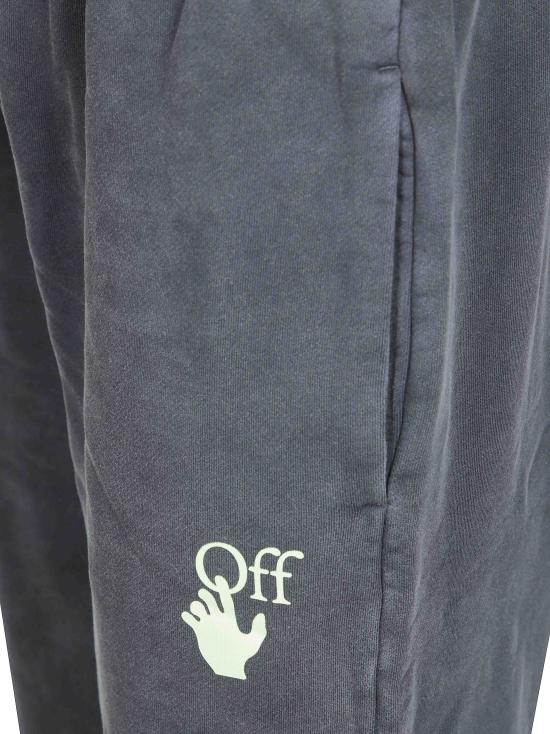 26FW 오프화이트 트레이닝/조거 팬츠 OMCH05AF26FLE00100 VINTAGE BLACK NERO - OFF WHITE