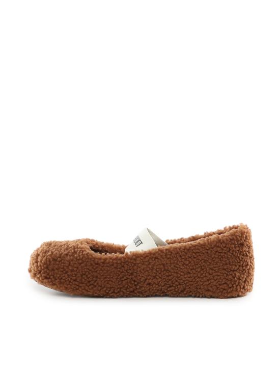 26FW 문부츠 시어링 퍼 발레리나 플랫슈즈 80D2400010 M008 BEIGE - MOON BOOT