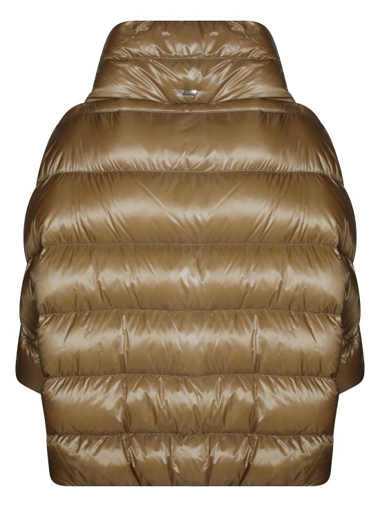 26FW 에르노 하이넥 퀼팅 케이프 다운 재킷 PI002256D12017Z 2157 BEIGE - HERNO
