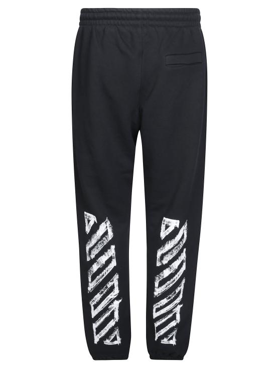 26FW 오프화이트 트레이닝/조거 팬츠 OMCH057F26FLE00300 BLACK NERO - OFF WHITE
