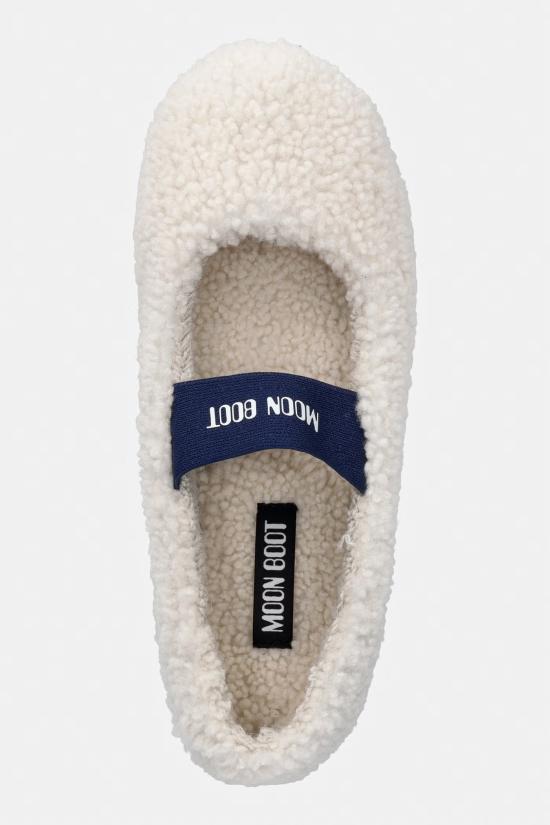 26FW 문부츠 시어링 퍼 발레리나 플랫슈즈 80D2400010 H017 BIANCO - MOON BOOT