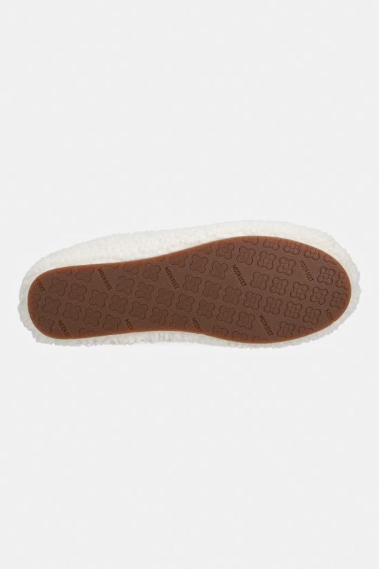 26FW 문부츠 시어링 퍼 발레리나 플랫슈즈 80D2400010 H017 BIANCO - MOON BOOT