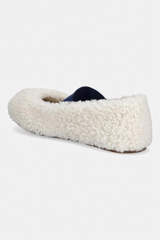 26FW 문부츠 시어링 퍼 발레리나 플랫슈즈 80D2400010 H017 BIANCO - MOON BOOT