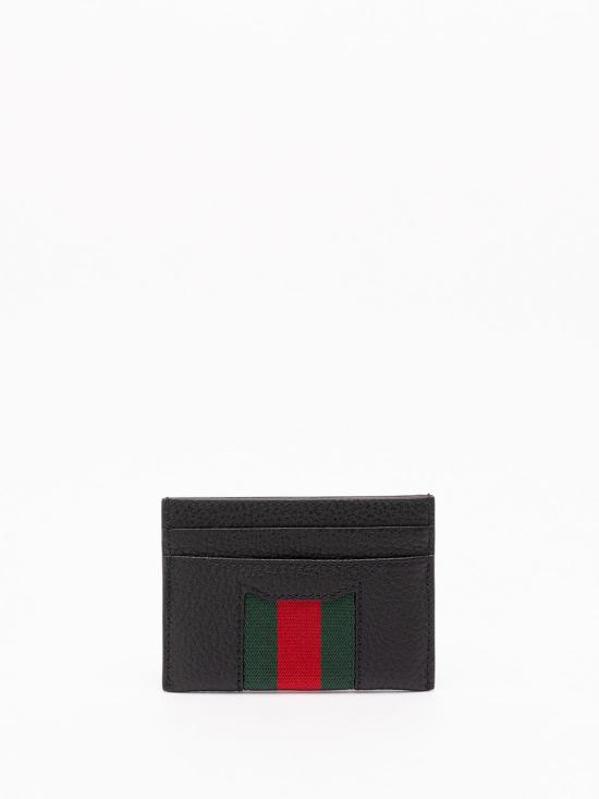 26FW 구찌 웹 트레이드마크 카드케이스 웹 트레이드마크 카드케이스 A0076XAAHAL1053 - GUCCI