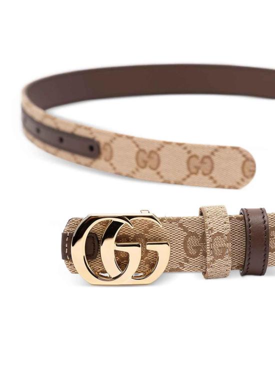 26FW 구찌 리버시블 컷 GG 마몬트 벨트 A006M2FAF7J9651 BEIGE - GUCCI
