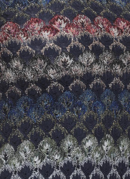 26FW 미소니 미디 원피스 DS26WG2G BR015PSMSPV BLUE - MISSONI
