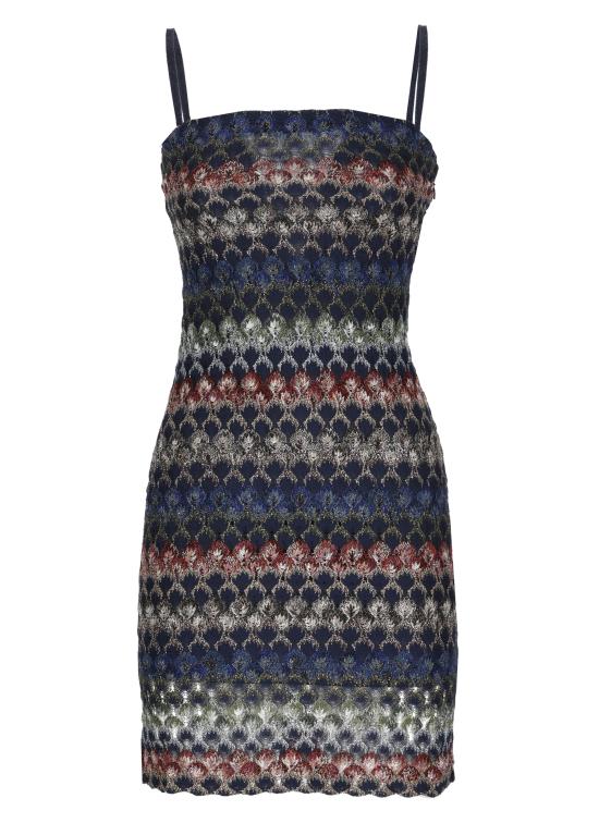 26FW 미소니 미디 원피스 DS26WG2G BR015PSMSPV BLUE