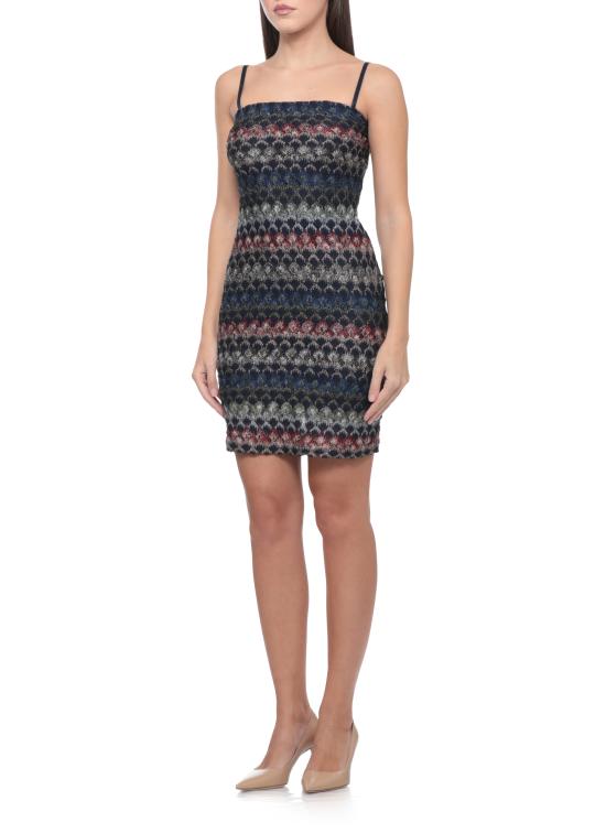 26FW 미소니 미디 원피스 DS26WG2G BR015PSMSPV BLUE - MISSONI