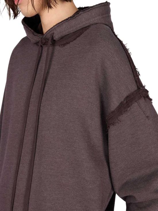 26FW 하이쿠레 후드 티셔츠 HEM54091TJ069PX DEEP BROWN T0575 - HAIKURE