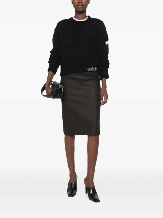 26FW MM6 메종마르지엘라 스웨터 S62HL0055M13342 900 BLACK - MM6 MAISON MARGIELA