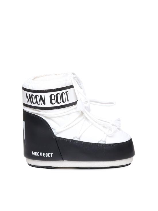 26FW 문부츠 아이콘 나일론 로우 부츠 80D1409340 A001 WHITE - MOON BOOT