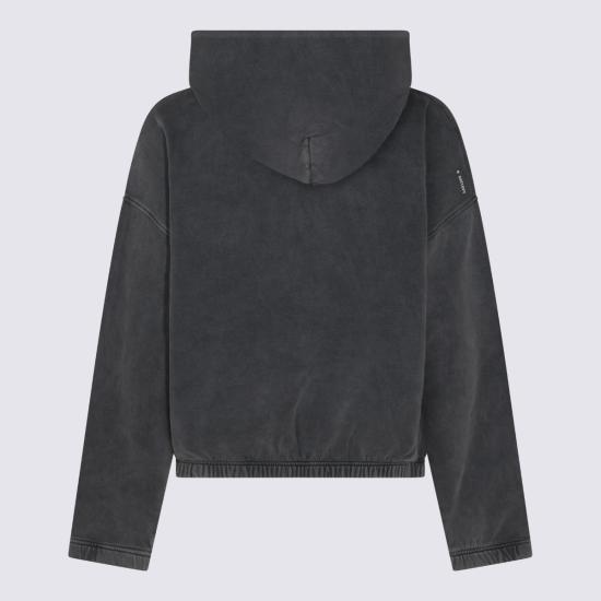 26FW 새티스파이 소프트셀 후드 11046 00A02 AGED BLACK SAB - SATISFY