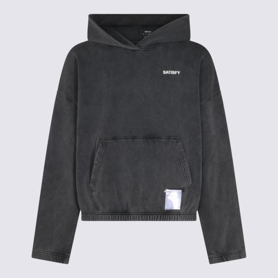26FW 새티스파이 소프트셀 후드 11046 00A02 AGED BLACK SAB