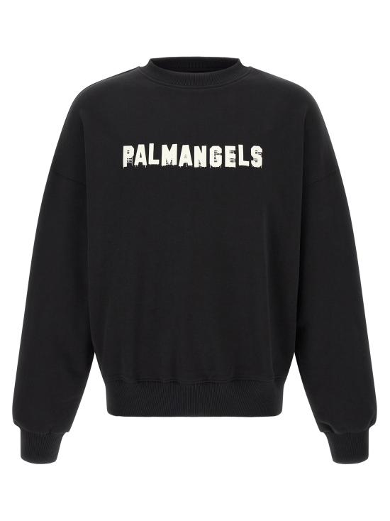 26FW 팜앤젤스 긴팔 티셔츠 PAMBA004FL0051003 Black