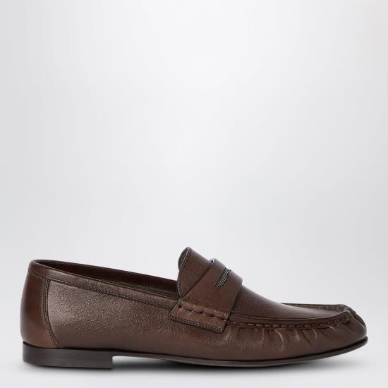 26FW 브루넬로 쿠치넬리 로퍼 MZSLC3370PLE Brown
