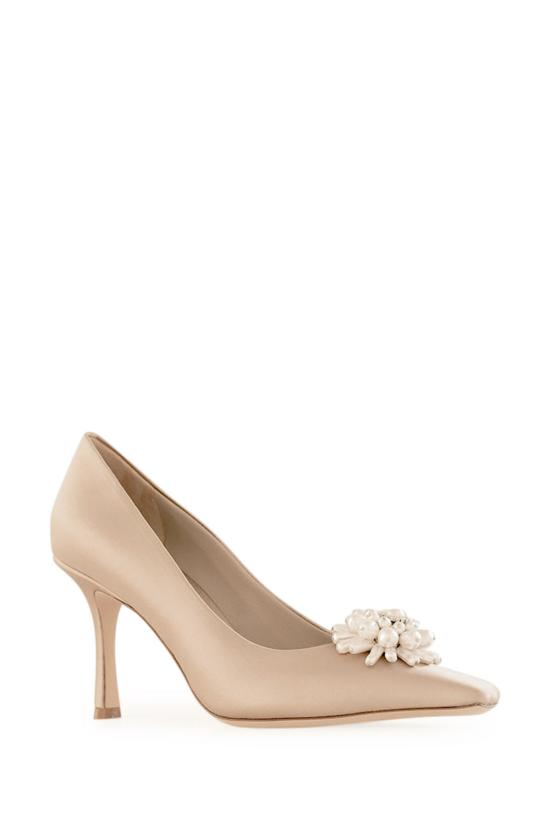 26FW 지미추 드레스 슈즈 INESPUMP85QOR STO PEARL CRYS - JIMMY CHOO