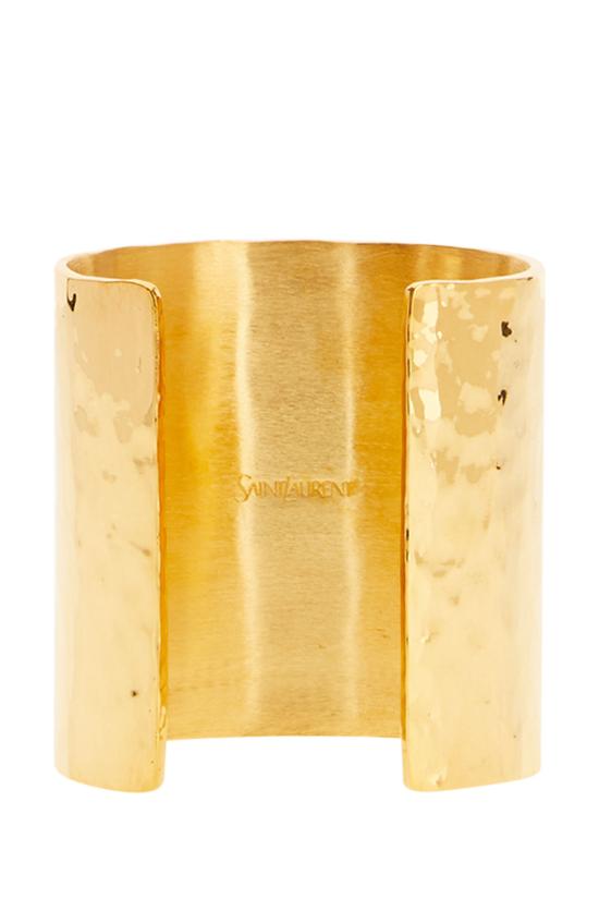 26FW 생로랑 카산드라 커프 메탈 831752Y1500 8060 GOLD - SAINT LAURENT