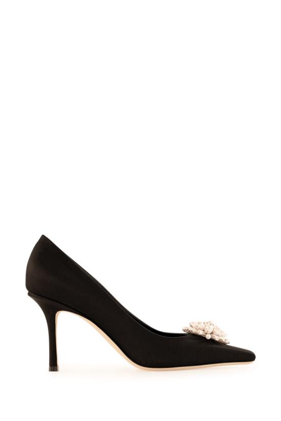 26FW 지미추 드레스 슈즈 INESPUMP85QOR BLK PEARL CRYS