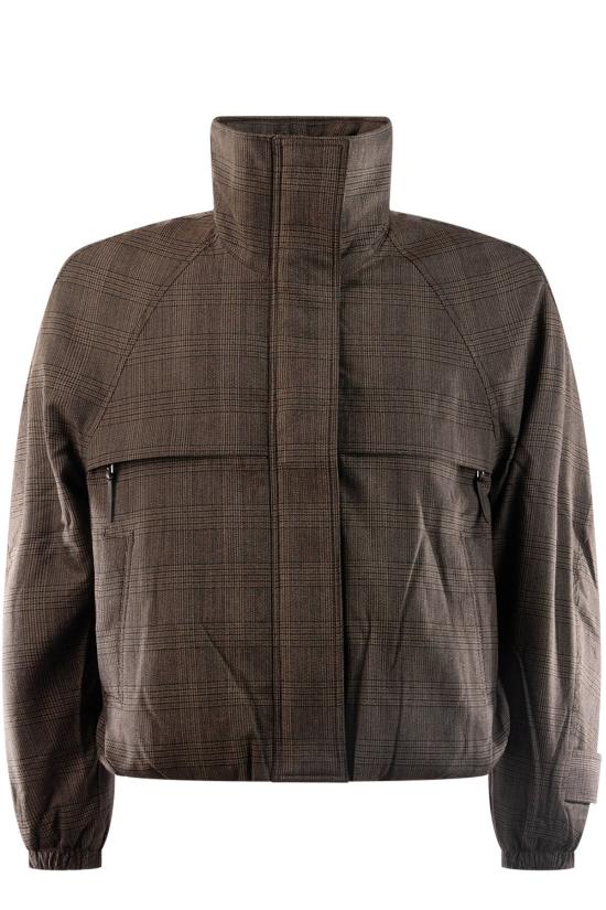 26FW 아크네 스튜디오 벌룬 하이넥 울 재킷 A90740 AHB Brown