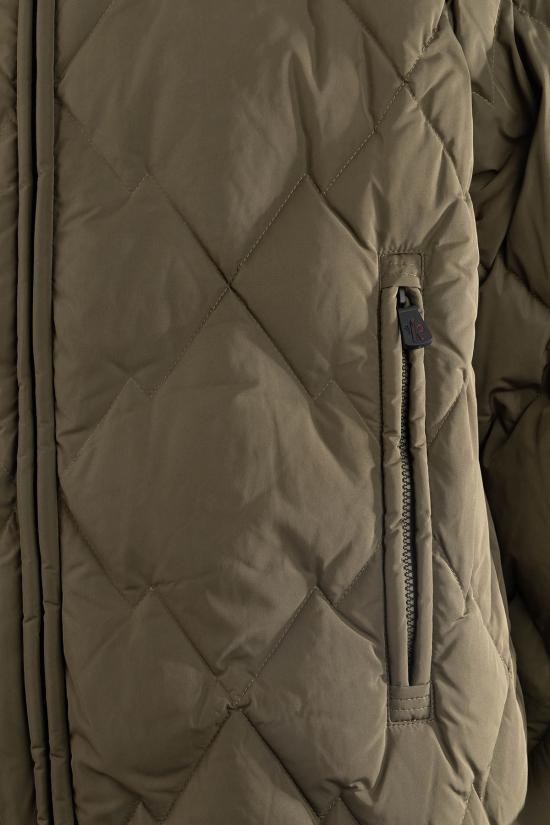 26FW 몽클레어 Bramans 다이아몬드 퀼팅 쇼트 다운 재킷 1A0003059876 825 Green - MONCLER