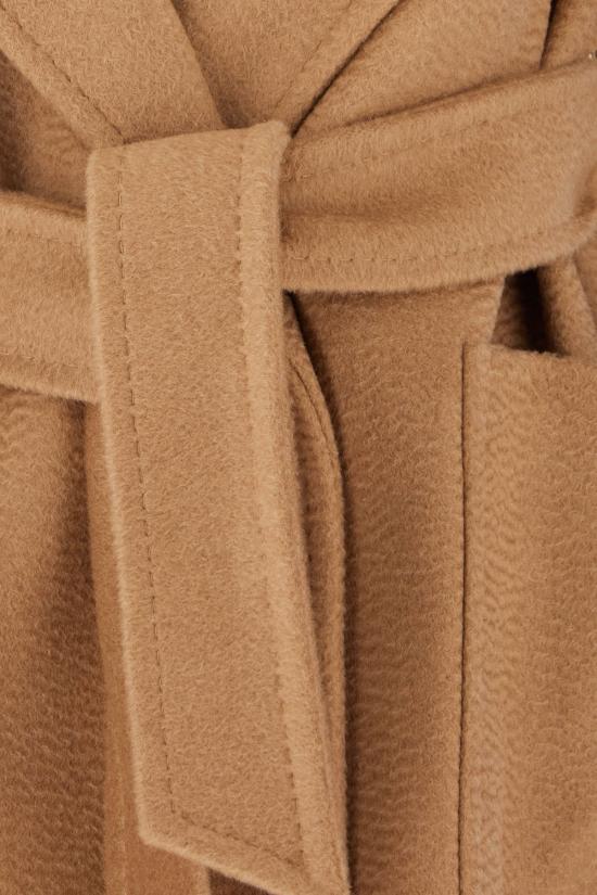 26FW 막스마라 리알토 카멜 헤어 후드 벨티드 코트 2621016072600 001 Camel - MAX MARA