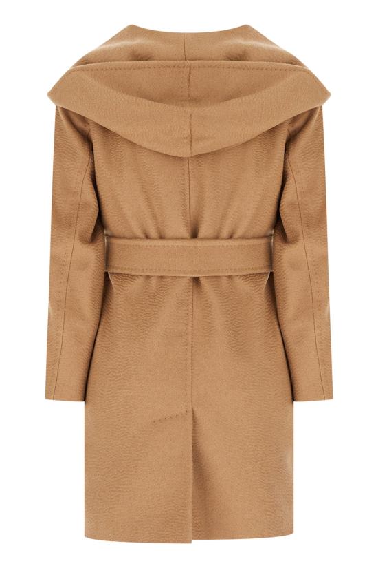 26FW 막스마라 리알토 카멜 헤어 후드 벨티드 코트 2621016072600 001 Camel - MAX MARA