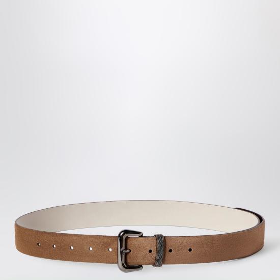 26FW 브루넬로 쿠치넬리 레귤러 벨트 M0DELC33ISUE Brown
