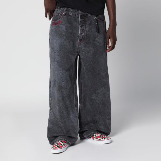 26FW 대거 데님 팬츠 21007DE Black