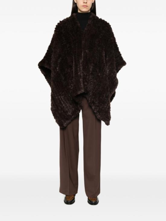 26FW 핑코 코트 107075A3EHL72 Brown - PINKO
