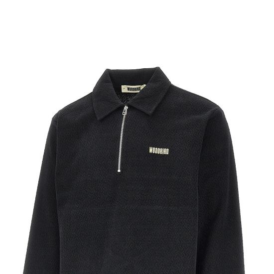 26FW 우드버드 폴로 티셔츠 2636 410 Black - WOODBIRD