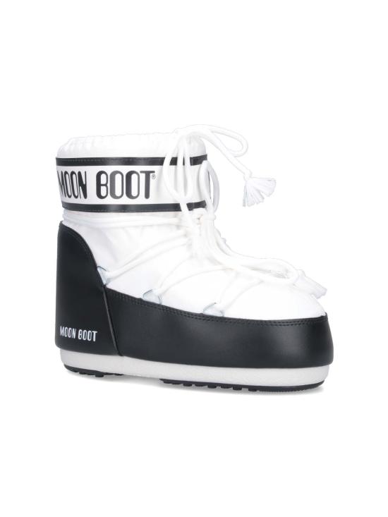 26FW 문부츠 아이콘 나일론 로우 부츠 80D1409340 A001 WHITE - MOON BOOT